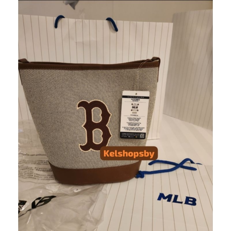 MLB BASIC BIG LOGO CANVAS BAG ORIGINAL 100%
