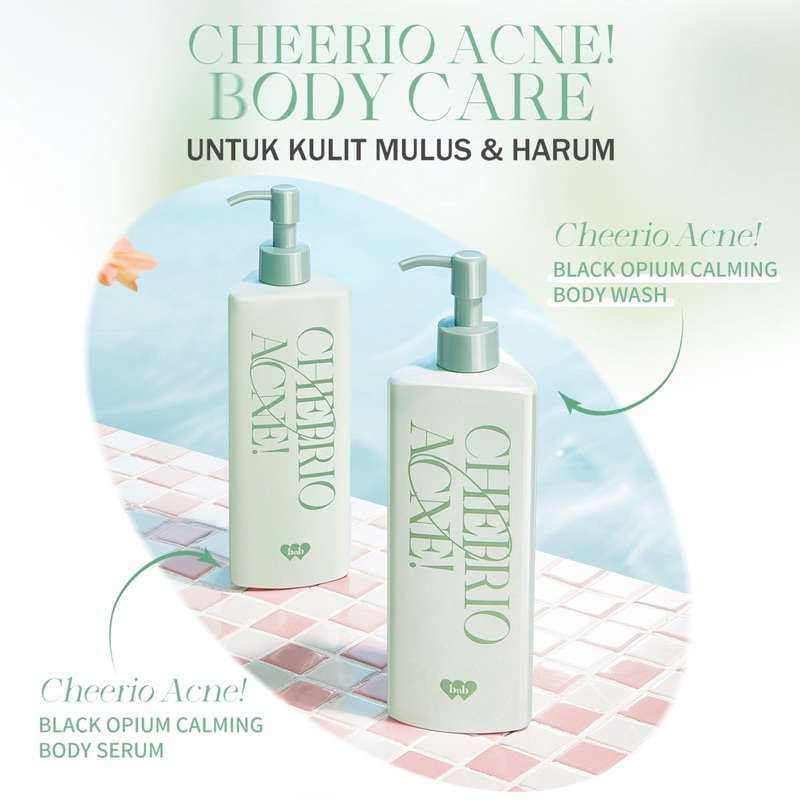 BARENBLISS CHEERIO ACNE BODY WASH BODY SERUM