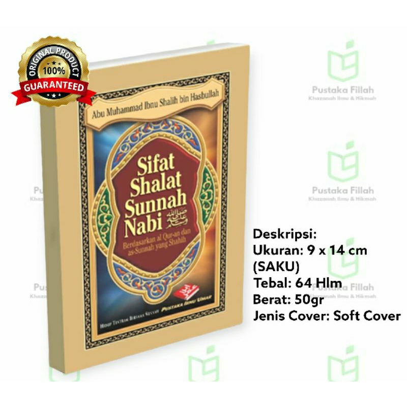 Sifat Shalat Sunnah Nabi shallallahu 'alaihi wasallam Berdasarkan Al-Qur'an & As-Sunnah yang Shahih