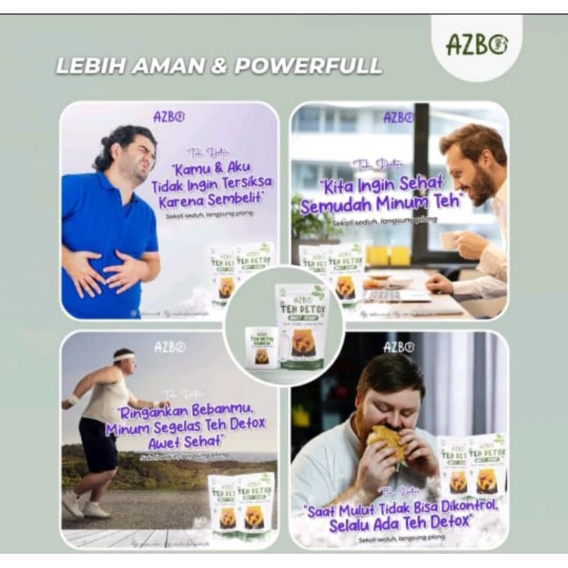 

AZBO teh ramuan detox awet sehat ORI%herbal alami