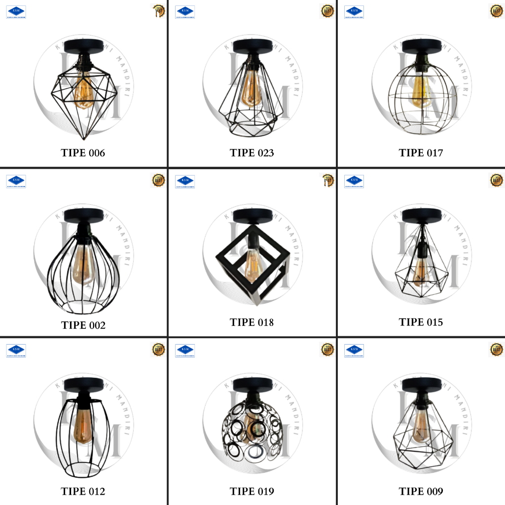 Lampu Hias Tempel Kap Plafon Terbaru