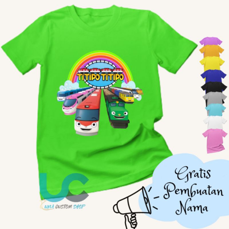 Kaos Anak Titipo | Baju Anak Titipo | Kaos Anak Sablon | Kaos Anak Custom Terbaru (FREE NAMA)