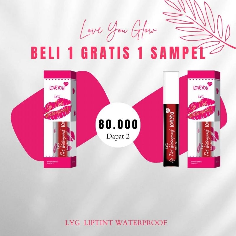 Liptin Waterproof Love You Glow ( LYG)
