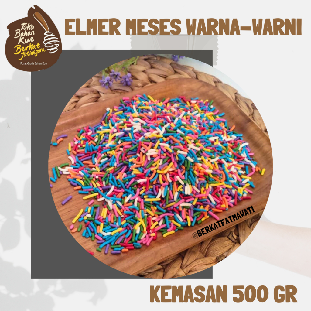 

RB MESES ELMER WARNA WARNI REPACK 500 GR / MESES WARNA WARNI ELMER