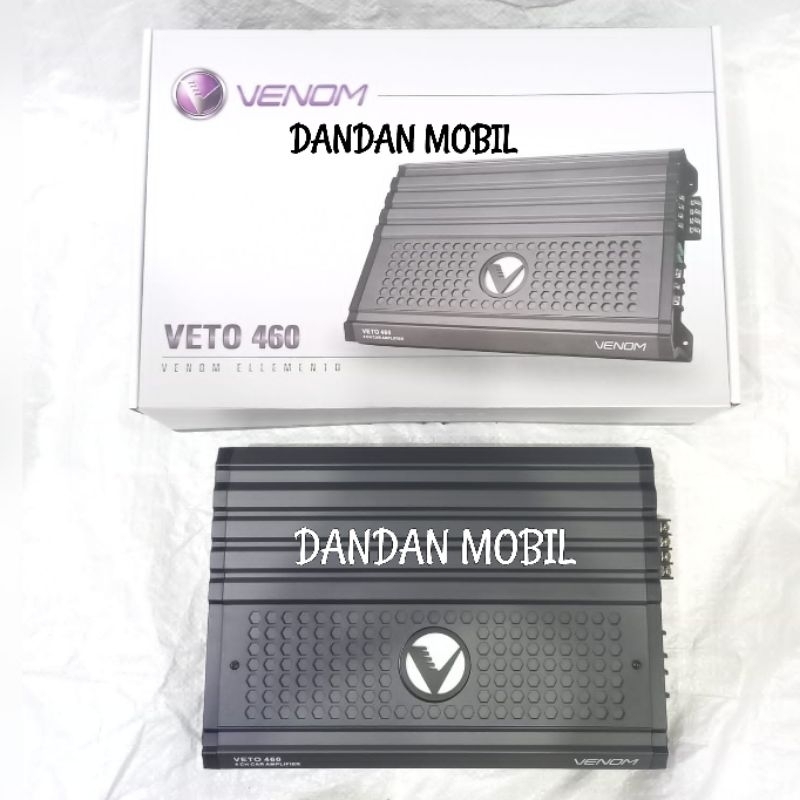Power Amplifier 4 Channel Venom Elemento Veto 460 / Power Mobil