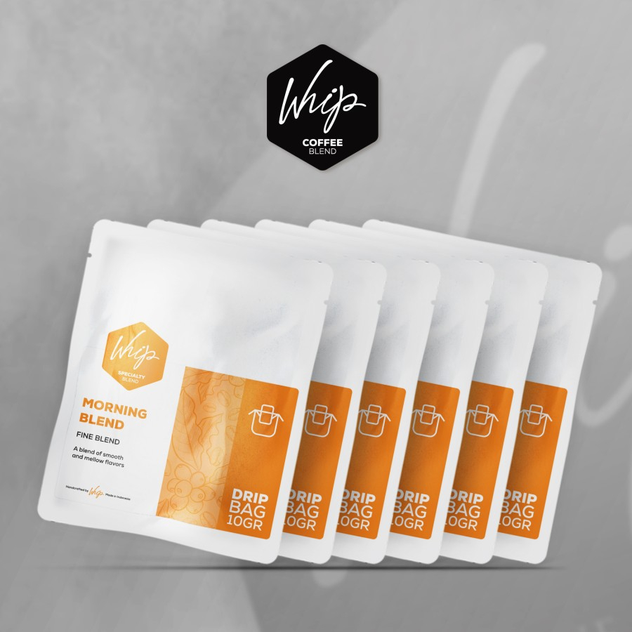 

MORNING BLEND Coffee Blend 6-Pack Drip Bag Easy Drip WHIP Coffee Blend