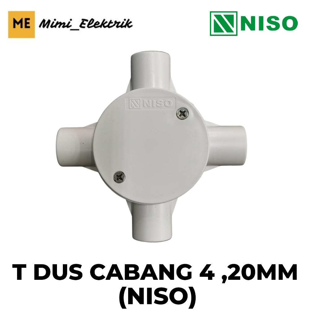 T Dus Cabang 4 , 20MM (NISO)
