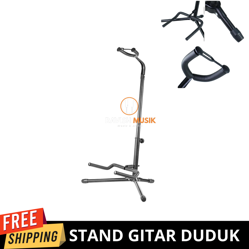 Stand Gitar Duduk Akustik Single Import