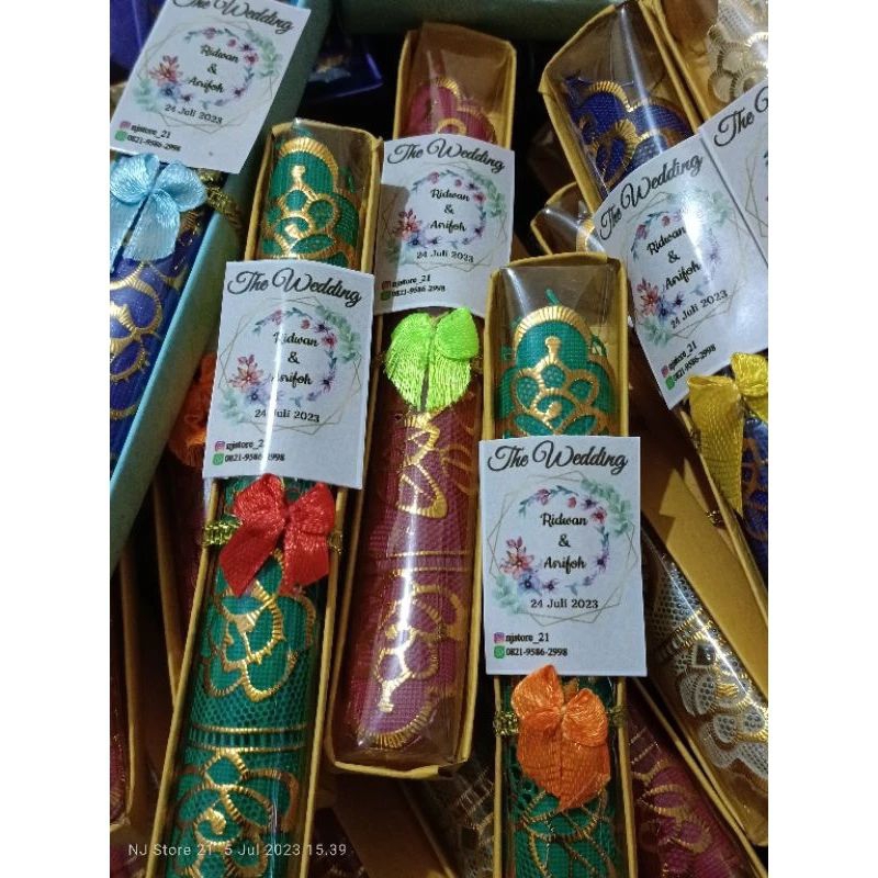 souvenir tatakan gelas isi 50pcs