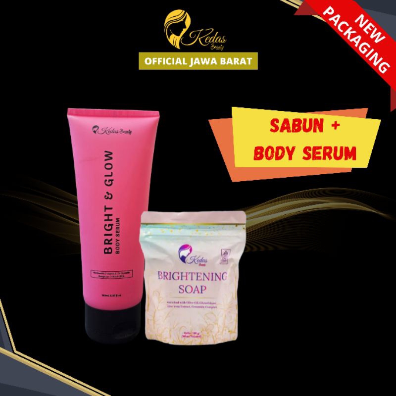 PROMO PAKET SABUN KEDAS BEAUTY DAN BODY SERUM