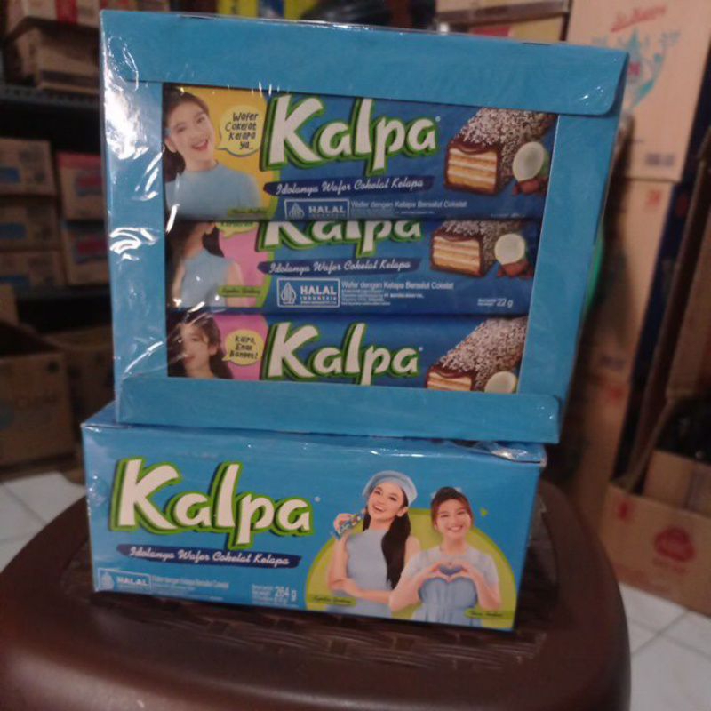 

KALPA Wafer Cokelat Kelapa 264gr_isi 12bks_Mayora