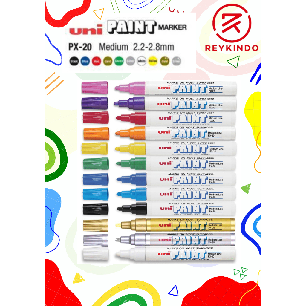 

Uni Mitsubishi Paint Marker PX-20 Spidol Cat Permanen OilBased