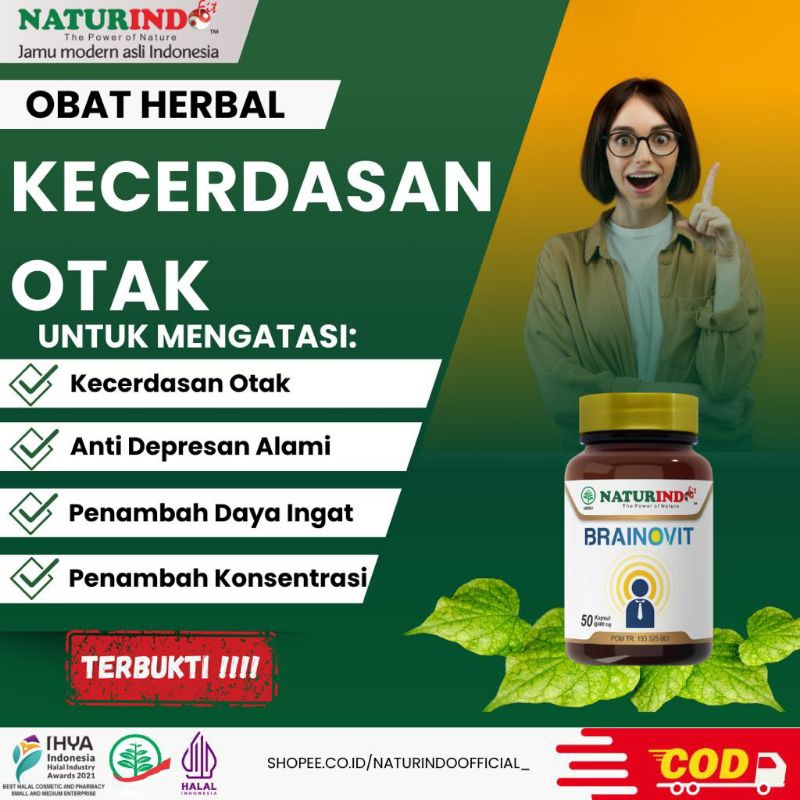 Vitamin Kecerdasan Otak Anak & Dewasa Penambah Daya Ingat