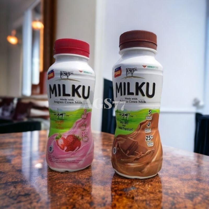 

(12 botol) susu UHT Milku PREMIUM 200ML