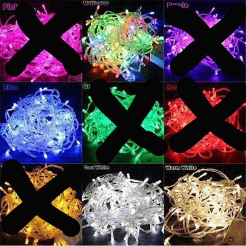 Lampu Natal Led Pesonacom / meiko (Putih - Biru - Warm White)