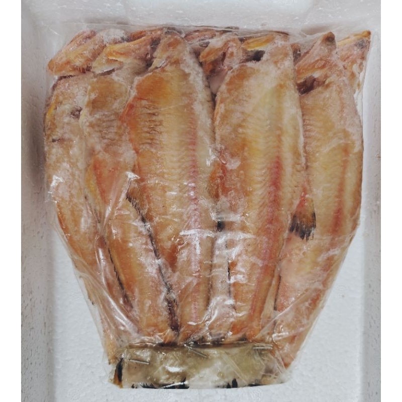

ikan kuning Bagansiapiapi 1kg 7-8ekor potong bersih