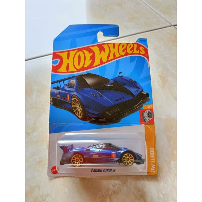 Hot Wheels Pagani Zonda R Biru - Regular Card
