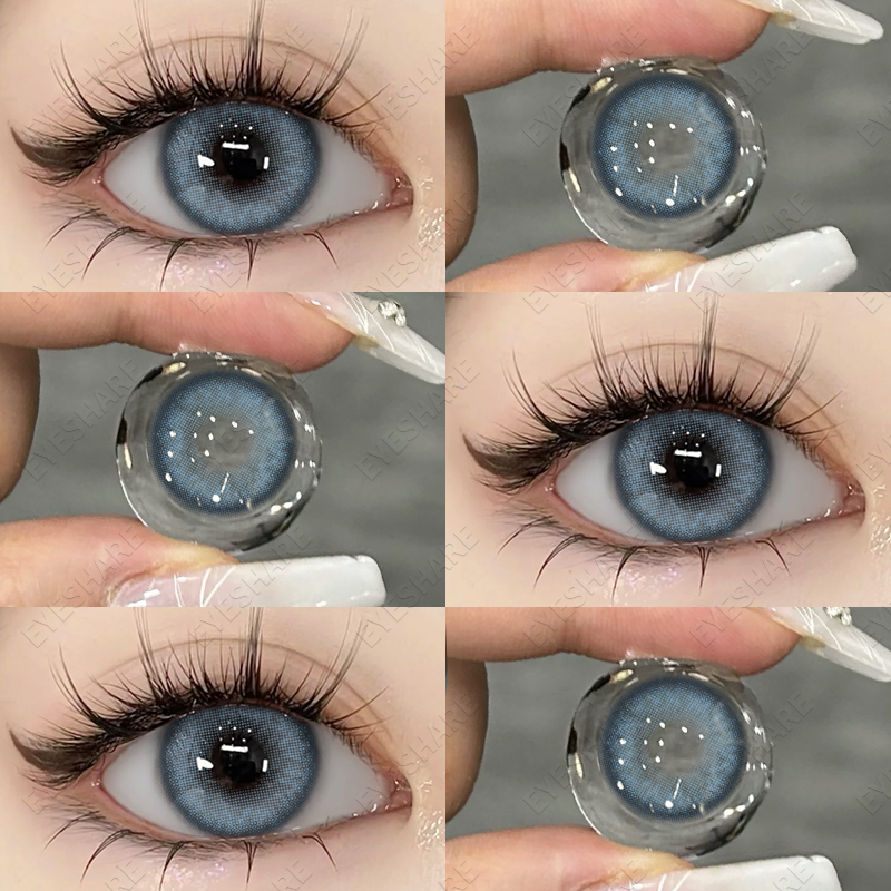 Hot sale Lensa kontak EYESHARE | TWINKLE normal seri Color soft lenses Brown/abu-abu softlens Grey