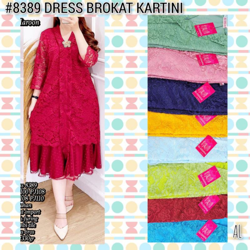 dres Kartini dres brokat dres kebaya