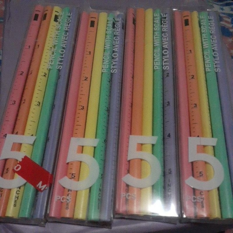 

Pencil with Scale Miniso Original isi 5pcs