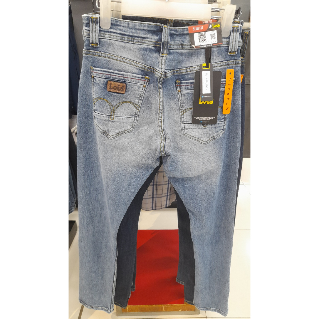 Lois/Celana jeans/Slimfit/Stretch