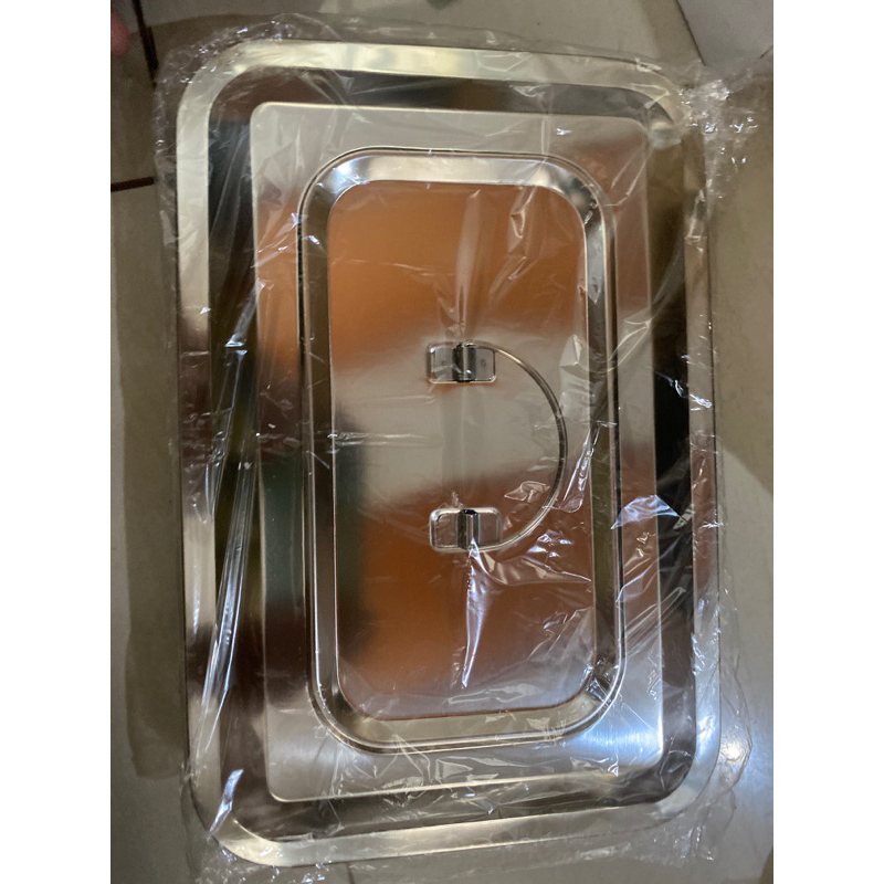 Dental tray dengan tutup/stainless steel storage box kotak besar tempat alat instrument