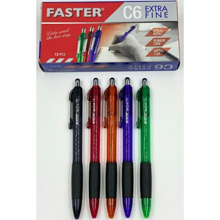 

1 Pcs Pena Faster C6 Extra Fine 0.7 Hitam