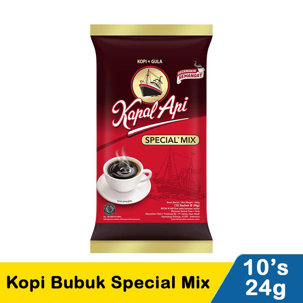 

Kapal Api Kopi Bubuk Special Mix 10X24g