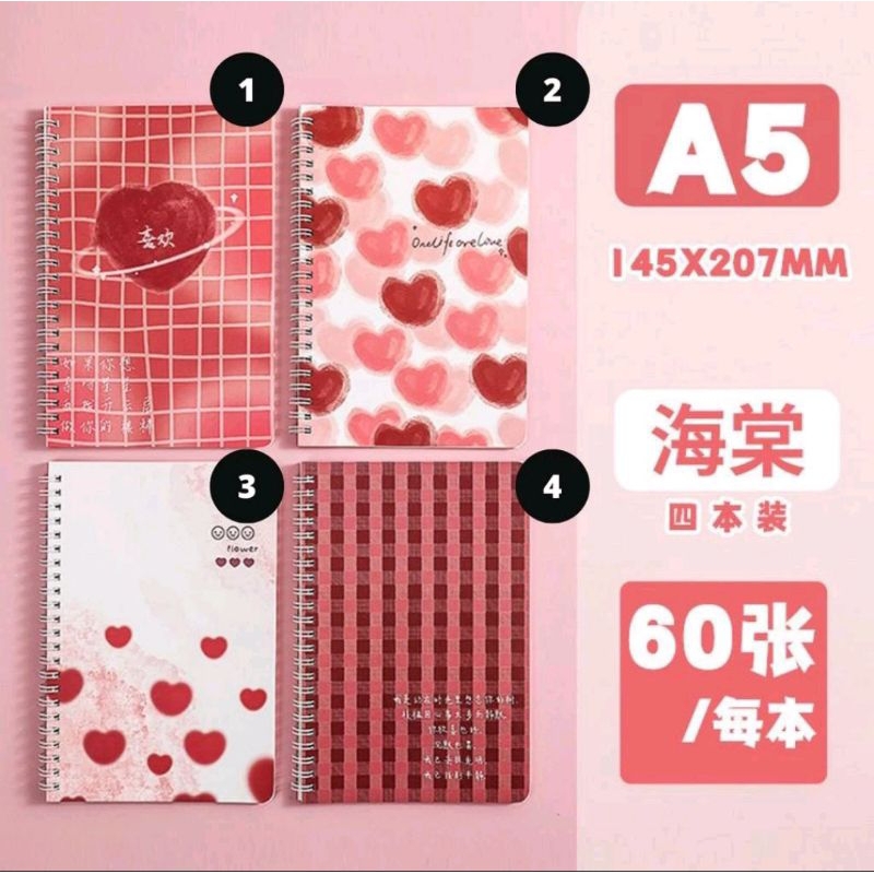 

Notebook A5 Spiral Karakter