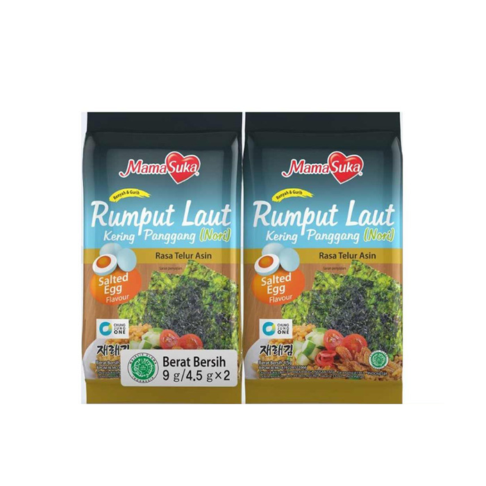 

Mamasuka Rumput Laut Telur Asin 2x4.5gr