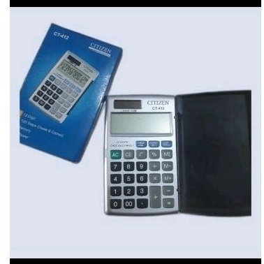 

Kalkulator Saku/Calculator Poket/Citizen 412/check ulang/correction/12 digit/Ready