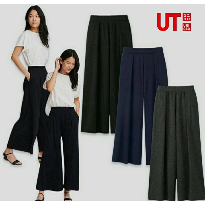 Uniqlo GU Woman Gaucho Cullotes Pants / Celana Kulot Wanita Uniqlo (XS-XXL)