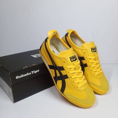 Sepatu Onitsukka ASICS Mexico 66 Original Yellow Black Bonus Paperbag