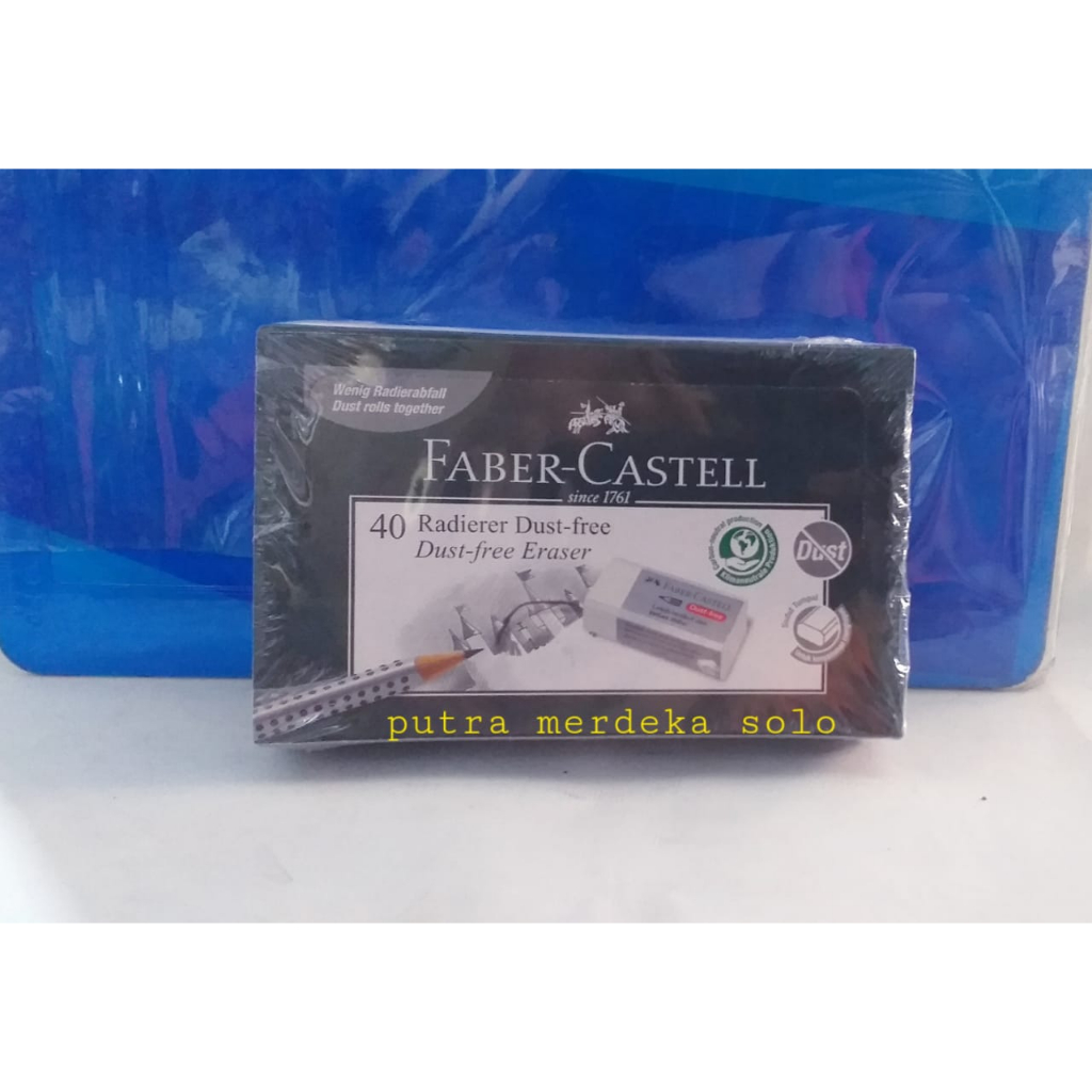 

Eraser , Penghapus, Setip Faber Castell Putih Hitam