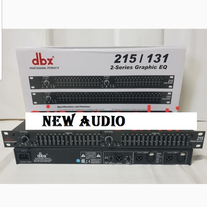 EQUALIZER DBX 215 + SUBWOOFER EQUALISER 215 PLUS