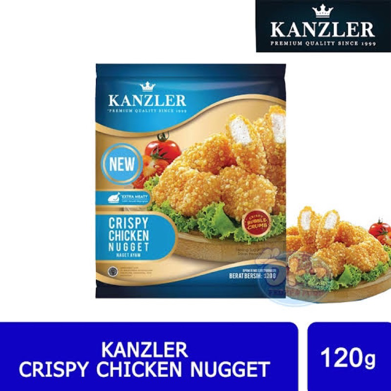 Kanzler Mini Crispy Chicken Nugget 120Gr