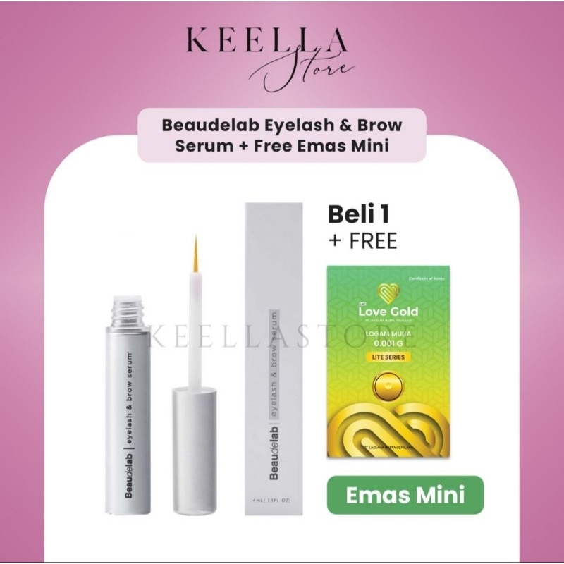 Newlab BEAUDELAB EYELASH & BROW serum bulu mata dan alis melebatkan menumbuhkan beautylab inc