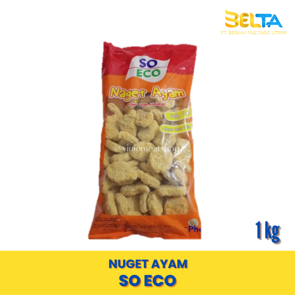 

So Eco Chicken Naget Nugget 1Kg By So Good Makanan Beku Distributor Frozen Food Bogor