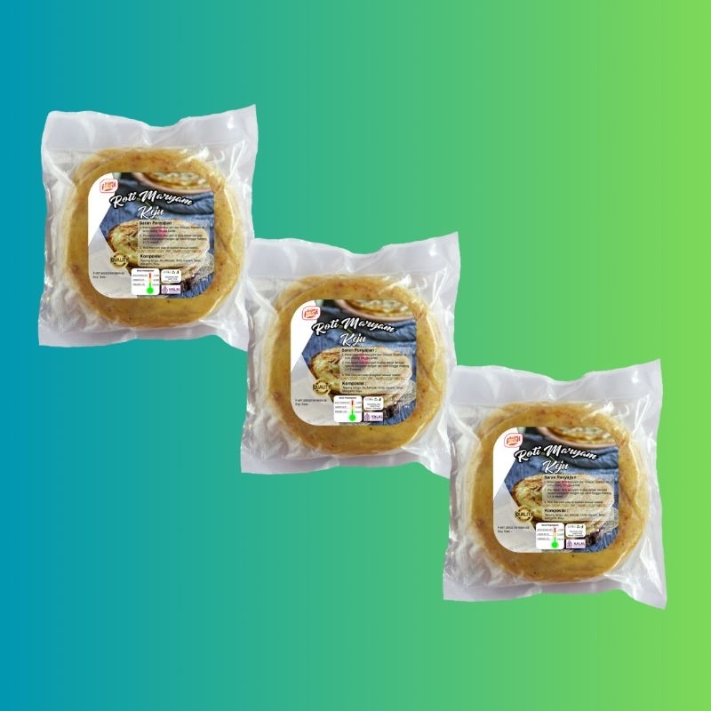 

[Paket 3 Pack] Roti Maryam Keju (LARGE)