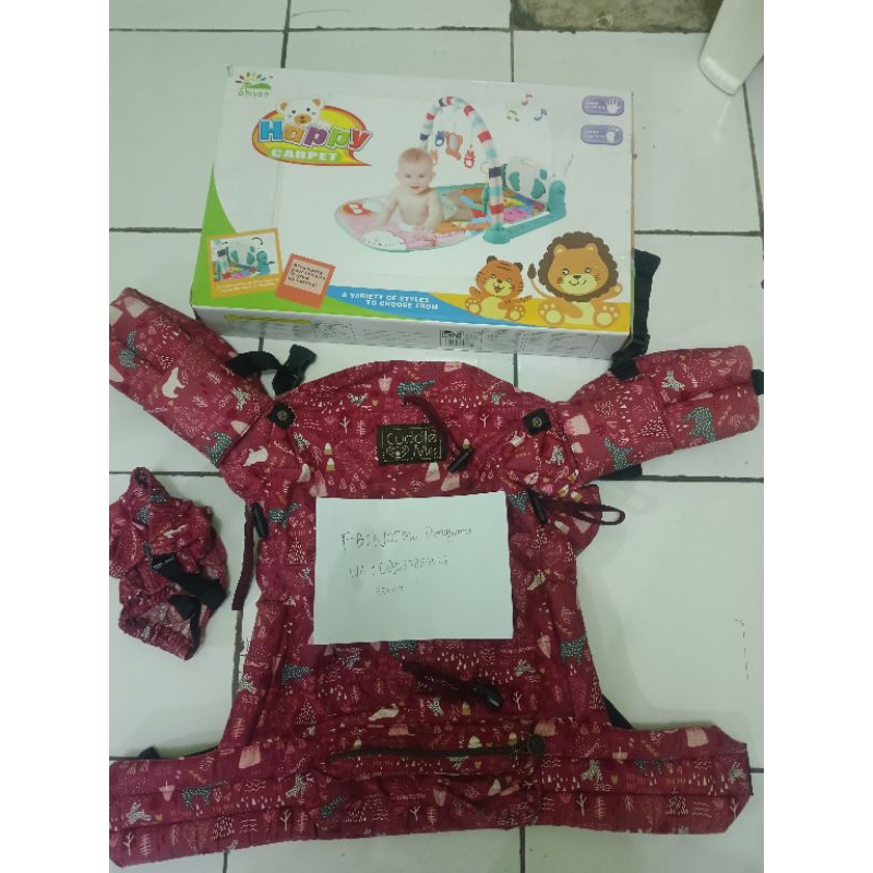 preloved levana carrier maroon