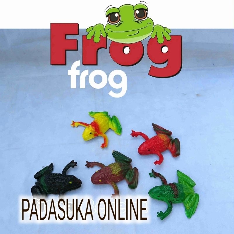 MAINAN KATAK KARET / MAINAN PRANK / MAINAN KODOK KARET / FROG  MAINAN ANAK