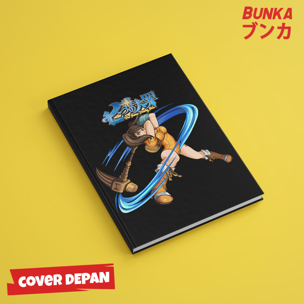 

Note Book Aesthetic Anime Nanatsu no Taizai Diane Design Hardcover A5 Buku Tulis Catatan Notes Agenda Planner Jurnal vintage buku catatan story book kado anniversary valentine cowok cewek murah