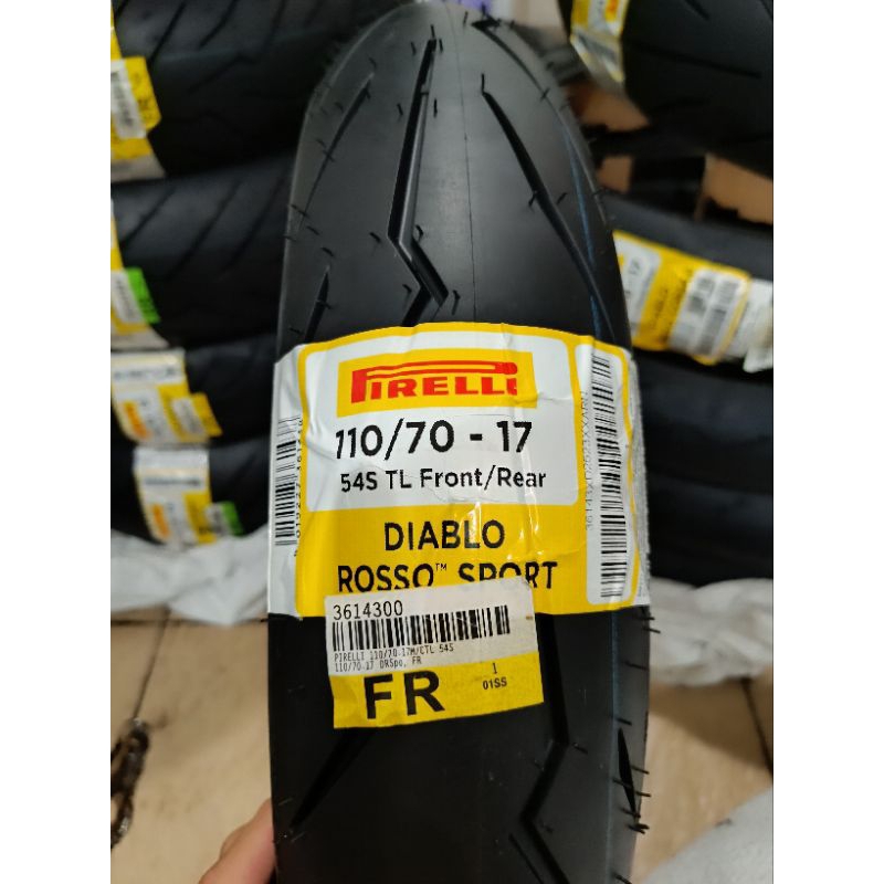 Pirelli diablo rosso sport 110/70 17