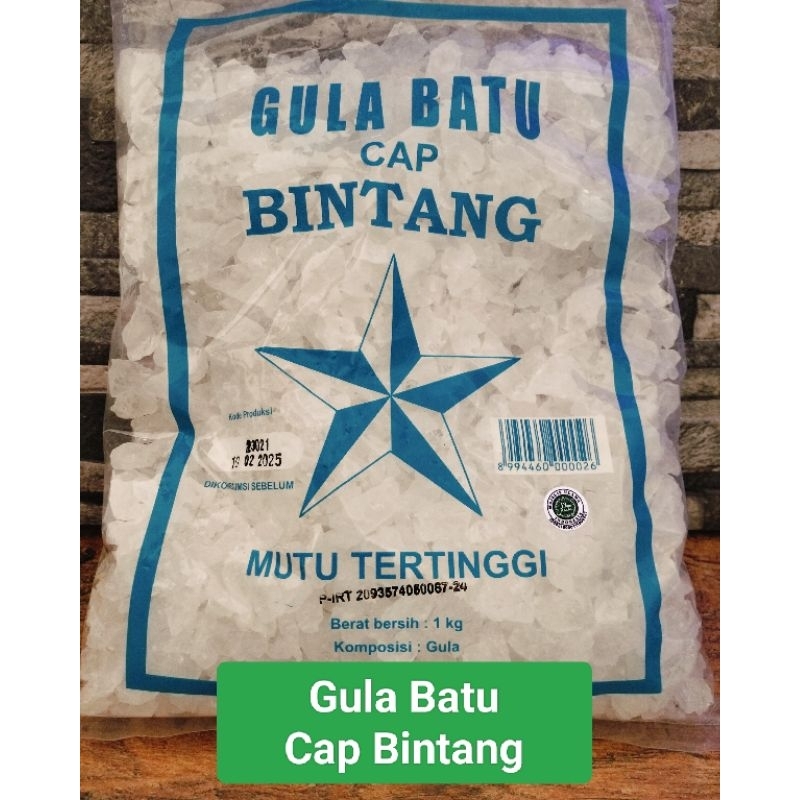 

Gula Batu Bintang 1 kg