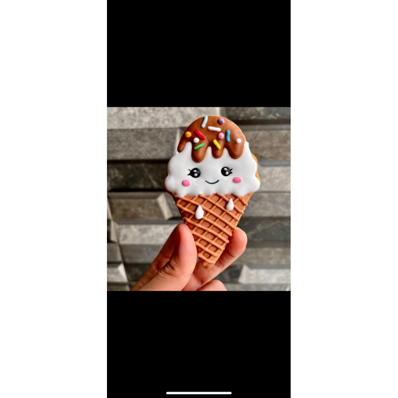 

ice cone cookies 10cm