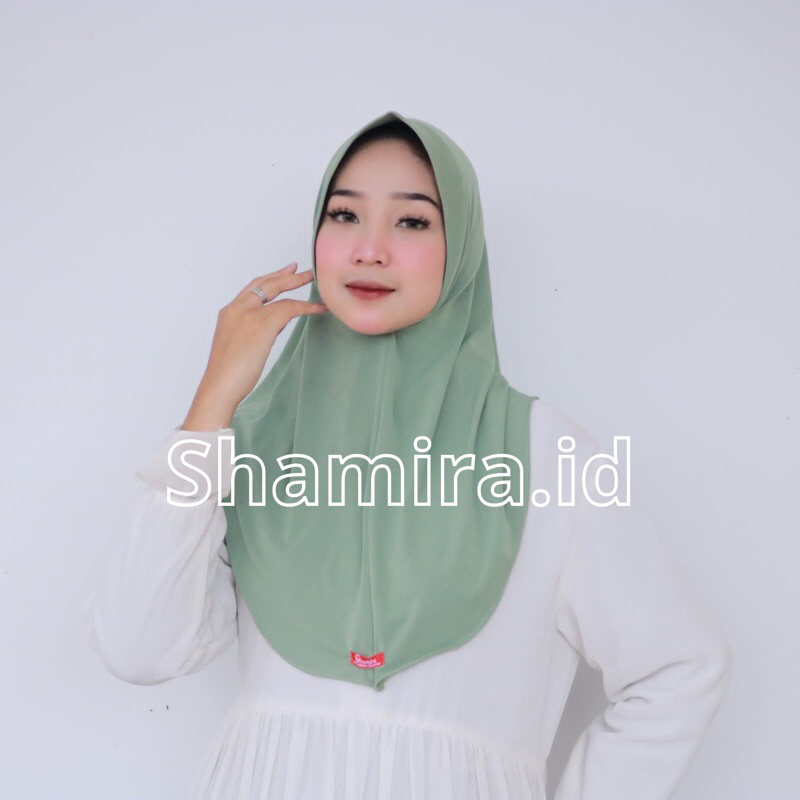 Jilbab Sport  Ameena | Kerudung Sport Menutup Dada | Hijab Instan Jersey Premium By Shamira