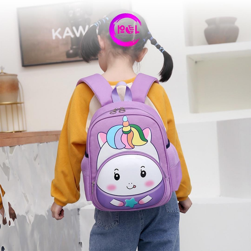 [POL] COD Tas Ransel 3D Karakter Cartoon 3 Dimensi | Kualitas Import Premium Anak Sekolah Play Group | Tas Ransel Sekolah Anak