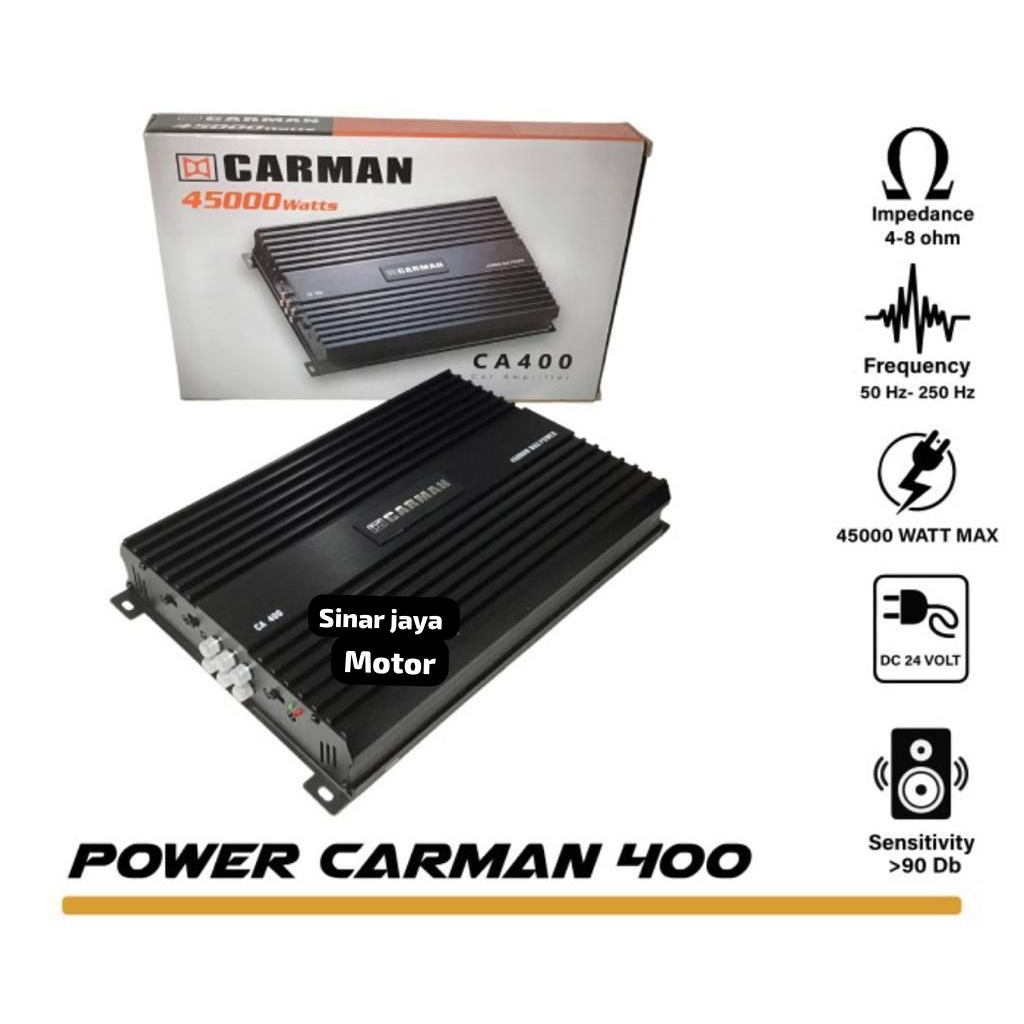 Power Amplifier Mobil Carman CA-400 8000watt 4 channel