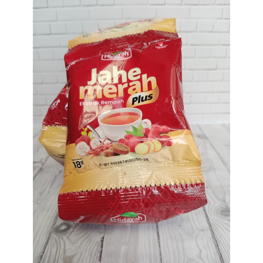 

Jahe merah instan hidayah kemasan terbaru harga per sachet