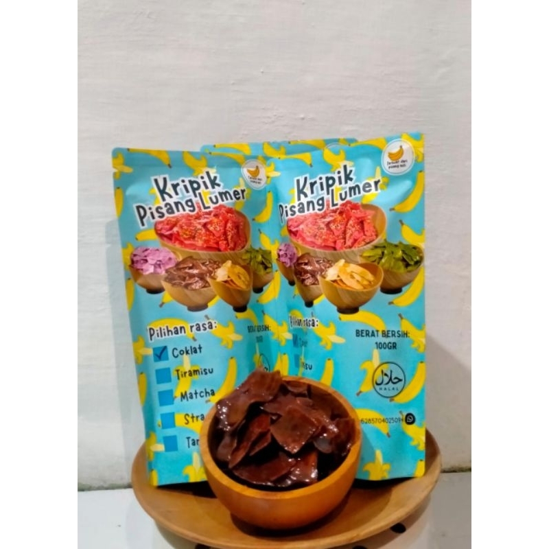 

kripik pisang lumer varian rasa